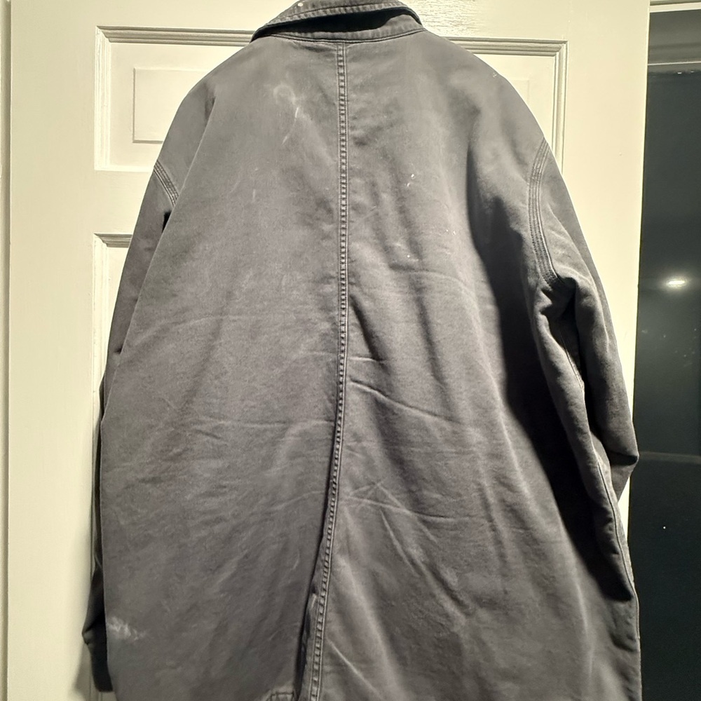 Carhartt Men's Charcoal Shirt Jacket - Picture 2 of 5